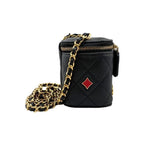 Chanel Shoulder Bag Small Vanity Ap3078 Quilted Caviar Leather — view 4