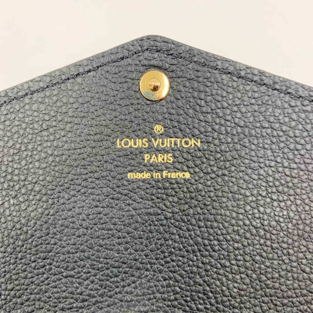 Louis Vuitton Empreinte Portefeuille Sarah Bifold Wallet Black — view 6