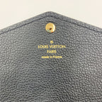 Louis Vuitton Empreinte Portefeuille Sarah Bifold Wallet Black — view 6