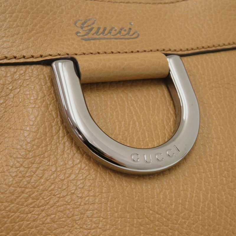 Gucci Abby Leather Camel Shoulder Bag 0362 — view 9