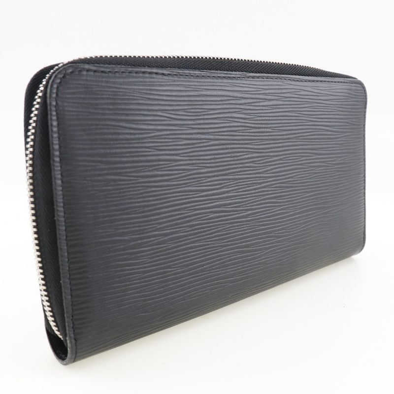 Louis Vuitton Zippy Organizer Epi Leather Noir Black Ca2136 Long — view 3