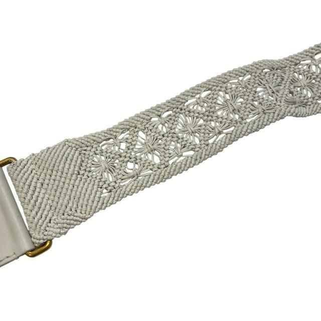 Christian Dior Bag Strap Replacement Shoulder Small Leather White — view 8