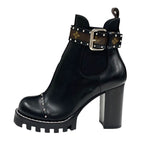 Louis Vuitton Star Trail Short Boots Ankle Side Gore Studded Belt — view 3
