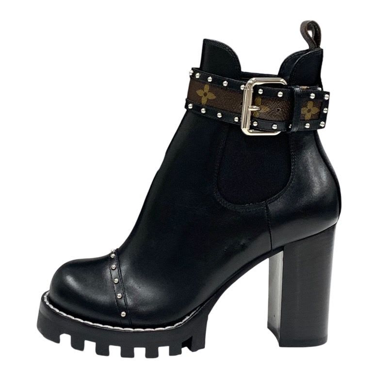 Louis Vuitton Star Trail Short Boots Ankle Side Gore Studded Belt — view 3