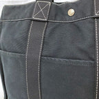 Hermes Deauville Tote MM Navy Black — view 8
