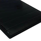 Christian Dior Card Case Pass Compact Logo Leather Black — view 7