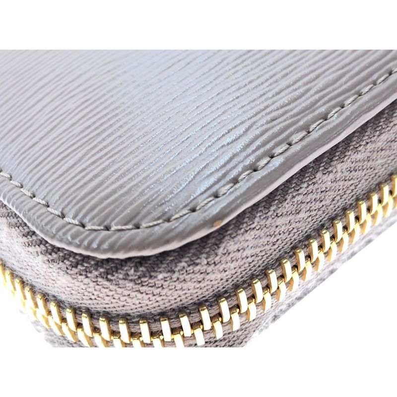 Prada Round Long Wallet Saffiano 1 Ml506 Beige — view 3