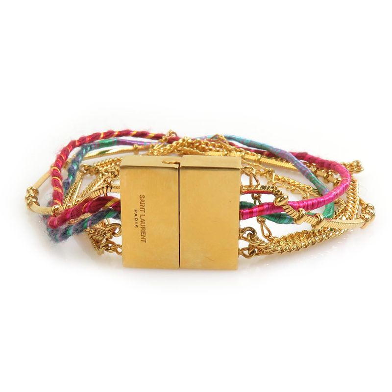 Saint Laurent Cotton Bracelet — view 4
