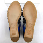 Christian Dior Gurkha Sandals Silver Blue Navy — view 9