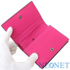 Gucci Guccy Sega Logo Leather Bifold Wallet Pink Box Bag — view 4
