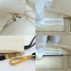 Bottega Veneta Arco Medium Tote Bag Intrecciato Beige White Canvas — view 9