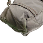Prada Br0977 Logo Embroidered Tote Khaki — view 8