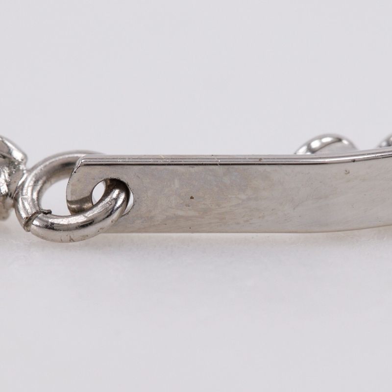 Gucci Headband GG Metal and Rhinestone Silver — view 6