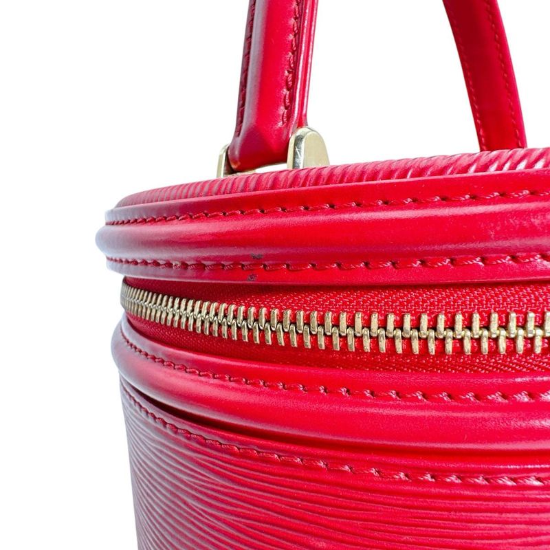 Louis Vuitton Epi Handbag Cannes Castellian Red — view 6