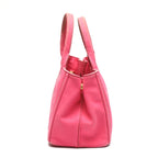 Prada 1 Bg439 Canapa Handbag Mini Tote Bag Pink — view 5