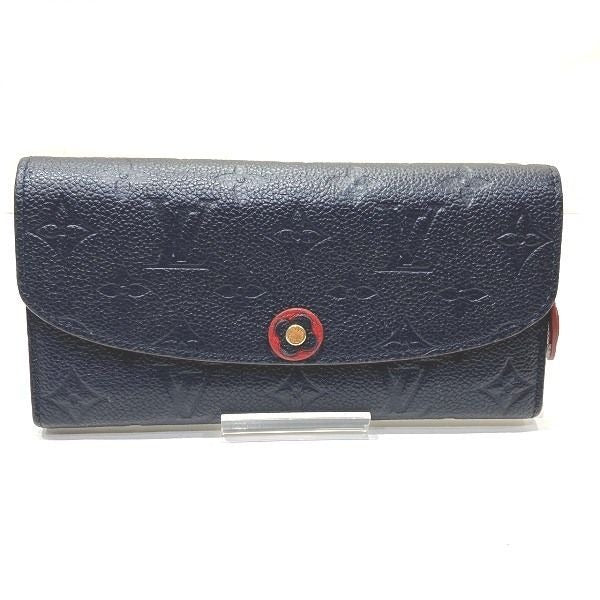 Louis Vuitton Monogram Empreinte Portefeuille Emily Wallet Black Marie Nuit