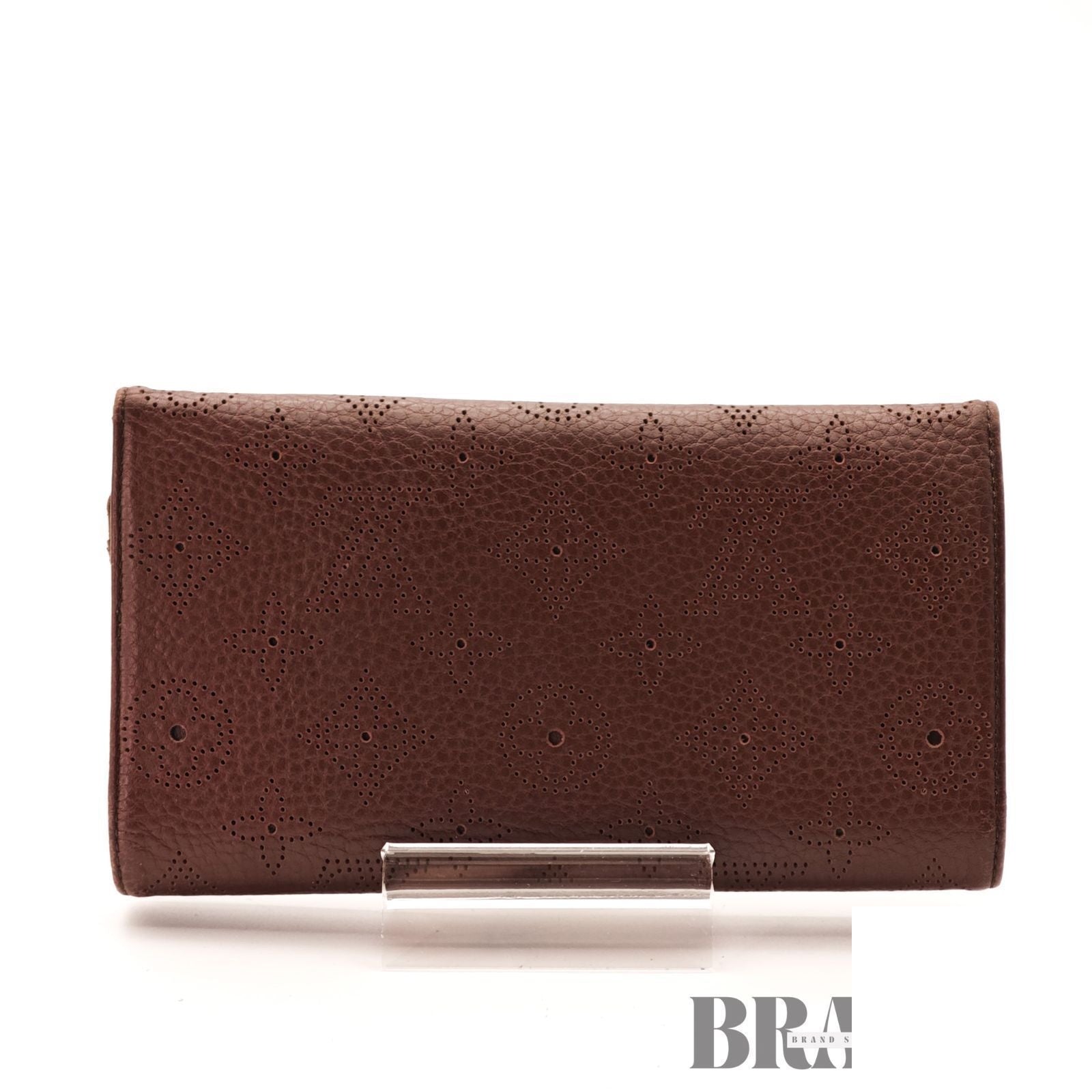 Louis Vuitton Portefeuille Amelia Folding Wallet Trifold Brown — view 3