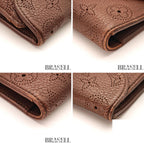 Louis Vuitton Portefeuille Amelia Folding Wallet Trifold Brown — view 7