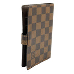 Louis Vuitton Agenda PM Damier Initials Brown Notebook Cover Gold — view 2