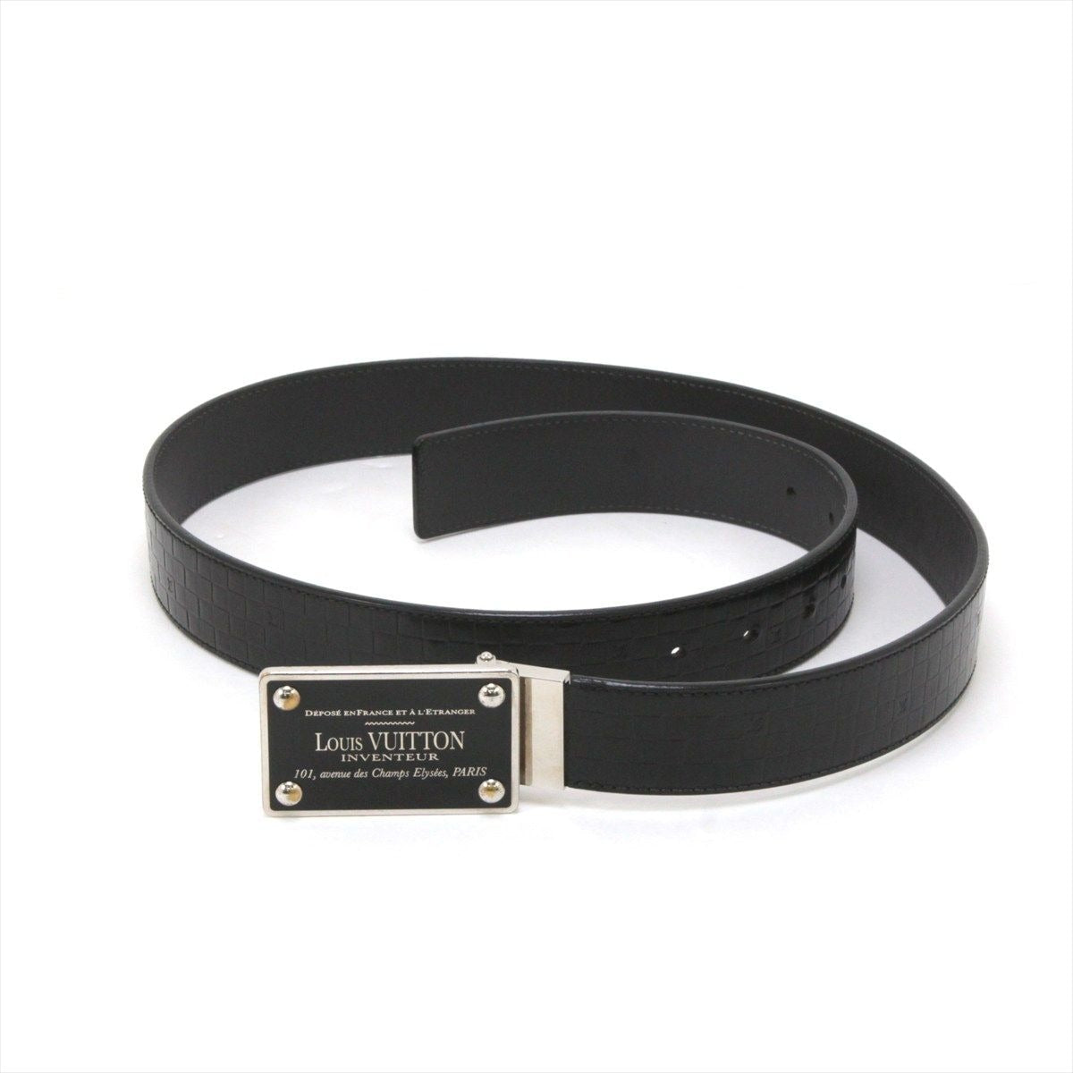 Louis Vuitton Saint Cher Aventour Belt 90-105 cm Black — view 2