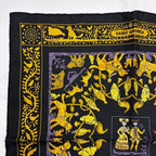 Hermes Scarf Early America Vintage Silk Black — view 2