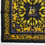 Hermes Scarf Early America Vintage Silk Black — view 4