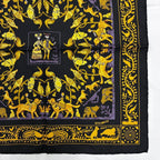 Hermes Scarf Early America Vintage Silk Black — view 5
