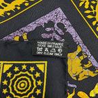 Hermes Scarf Early America Vintage Silk Black — view 8