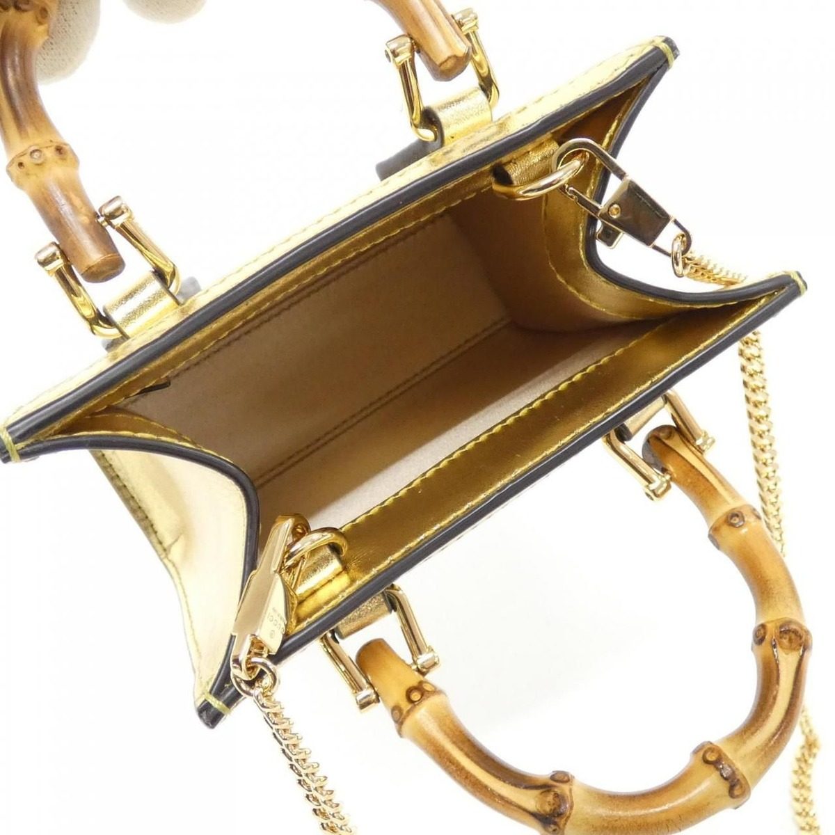 Gucci Diana Bag Handbag Gold — view 8