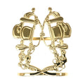 Hermes Scarf Ring 70 Brid De Gala Gold Color Small Accessories