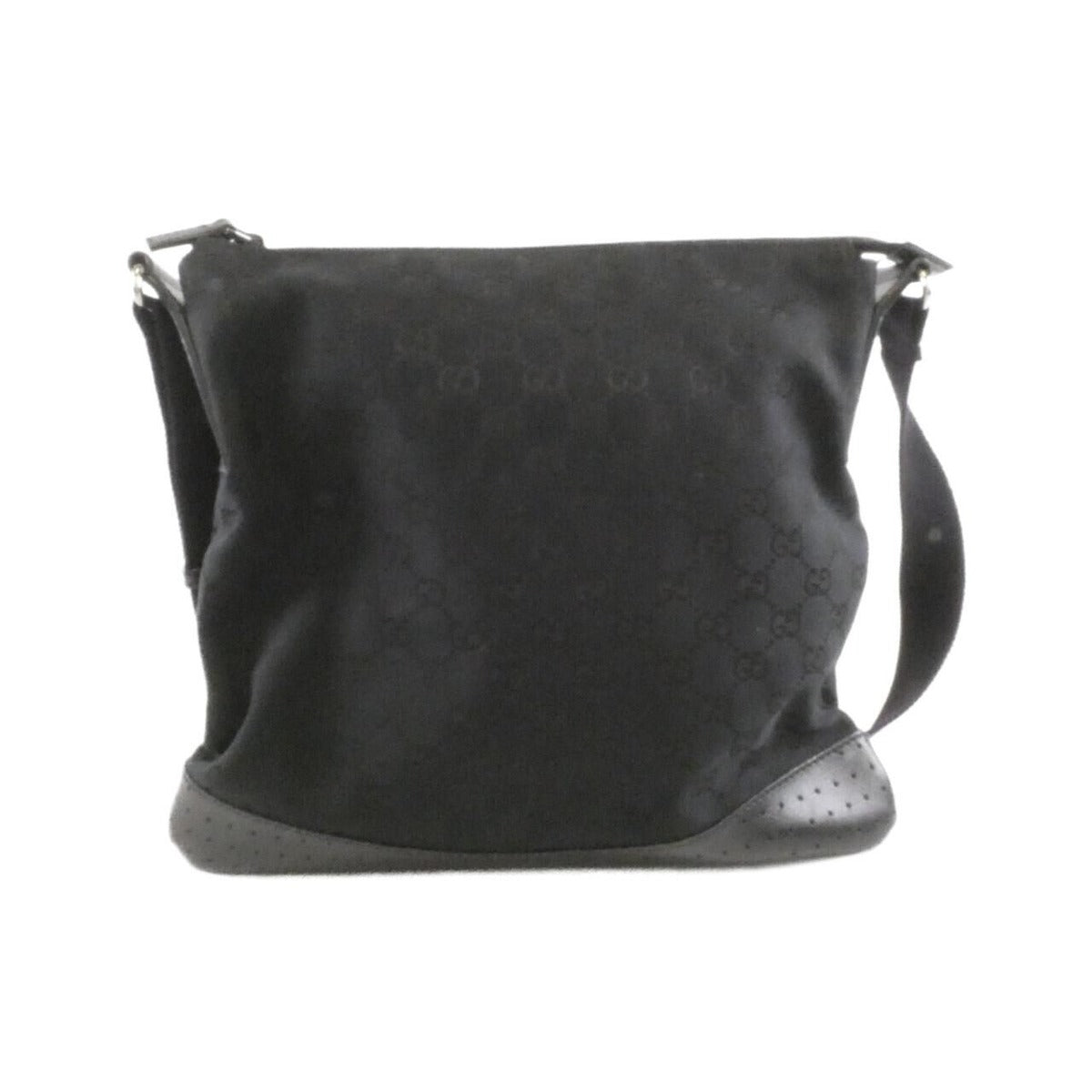 Gucci Shoulder Bag Leather Canvas — view 2