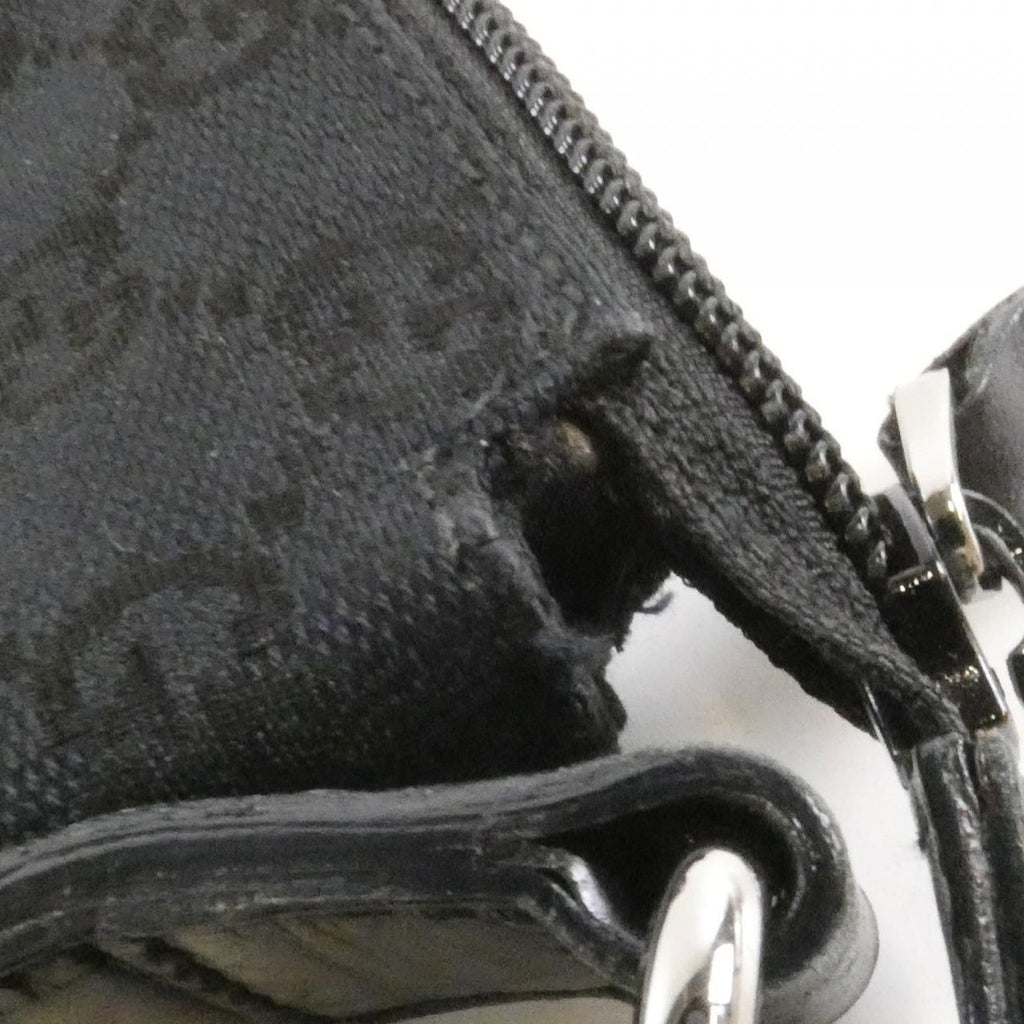 Gucci Shoulder Bag Leather Canvas — view 4