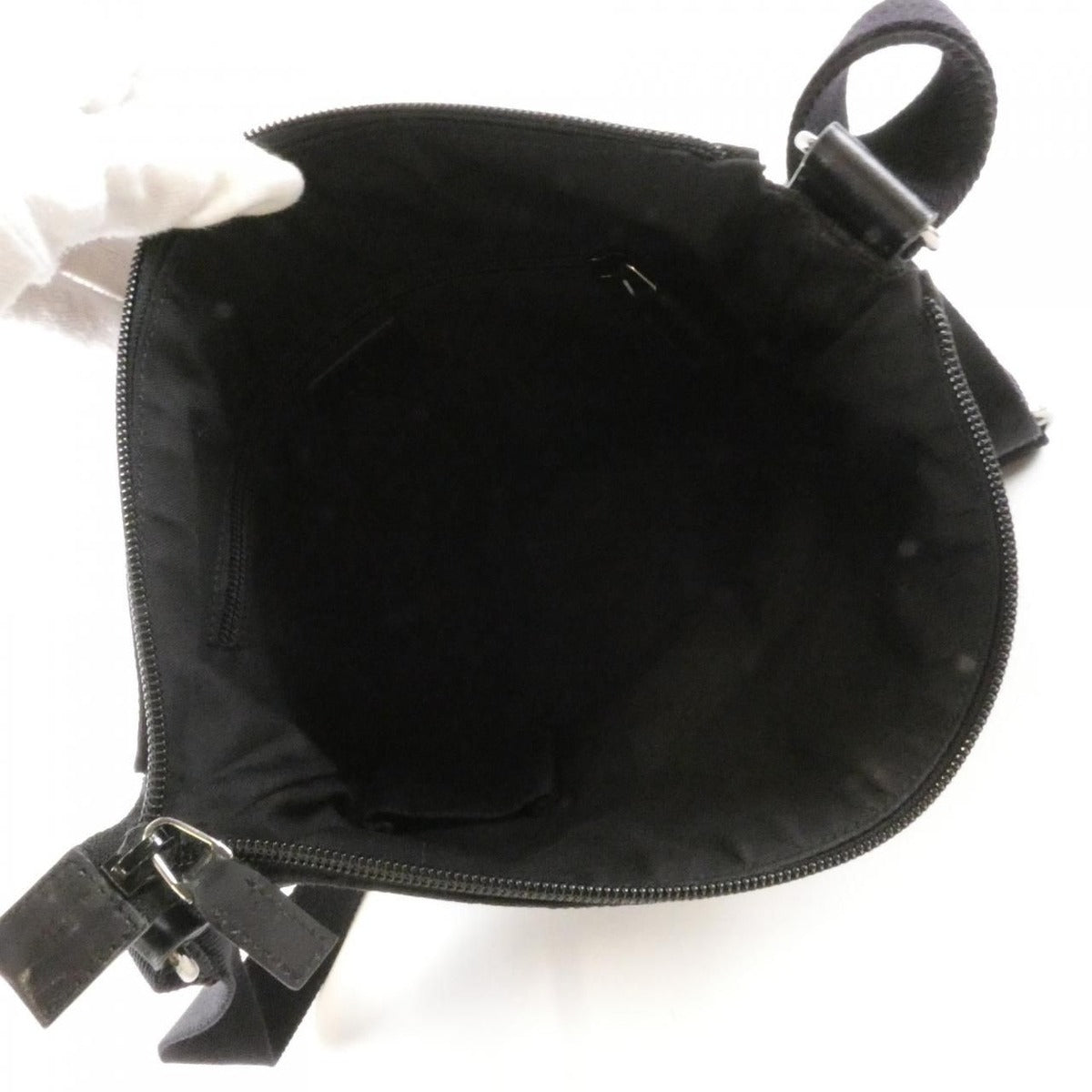 Gucci Shoulder Bag Leather Canvas — view 6