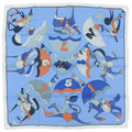 Hermes Carre 70 un Amour De Cheval Love for Horses 100% Silk Scarf