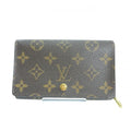 Louis Vuitton Monogram L-shaped Zipper Porte Monnaie Vie Tresor Fold