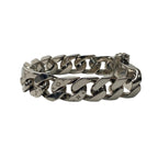 Louis Vuitton Bracelet Metal LV Chain Links M Silver — view 3