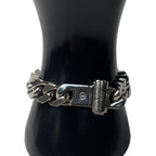 Louis Vuitton Bracelet Metal LV Chain Links M Silver — view 6
