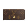 Louis Vuitton Key Case Multicles 4 Monogram Brown Gold Hardware