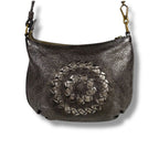 Bottega Veneta Intrecciato Leather Pouch Mini Handbag 2-Way Bronze — view 3