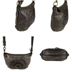 Bottega Veneta Intrecciato Leather Pouch Mini Handbag 2-Way Bronze — view 5