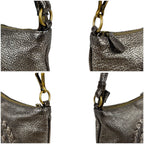 Bottega Veneta Intrecciato Leather Pouch Mini Handbag 2-Way Bronze — view 6