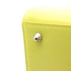 Dior Handbag Lady Yellow Orange Gradient Leather 2-Way Tote — view 5