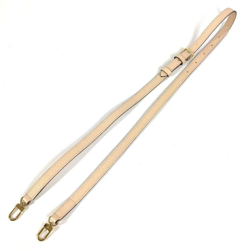 Louis Vuitton Shoulder Strap Leather Beige