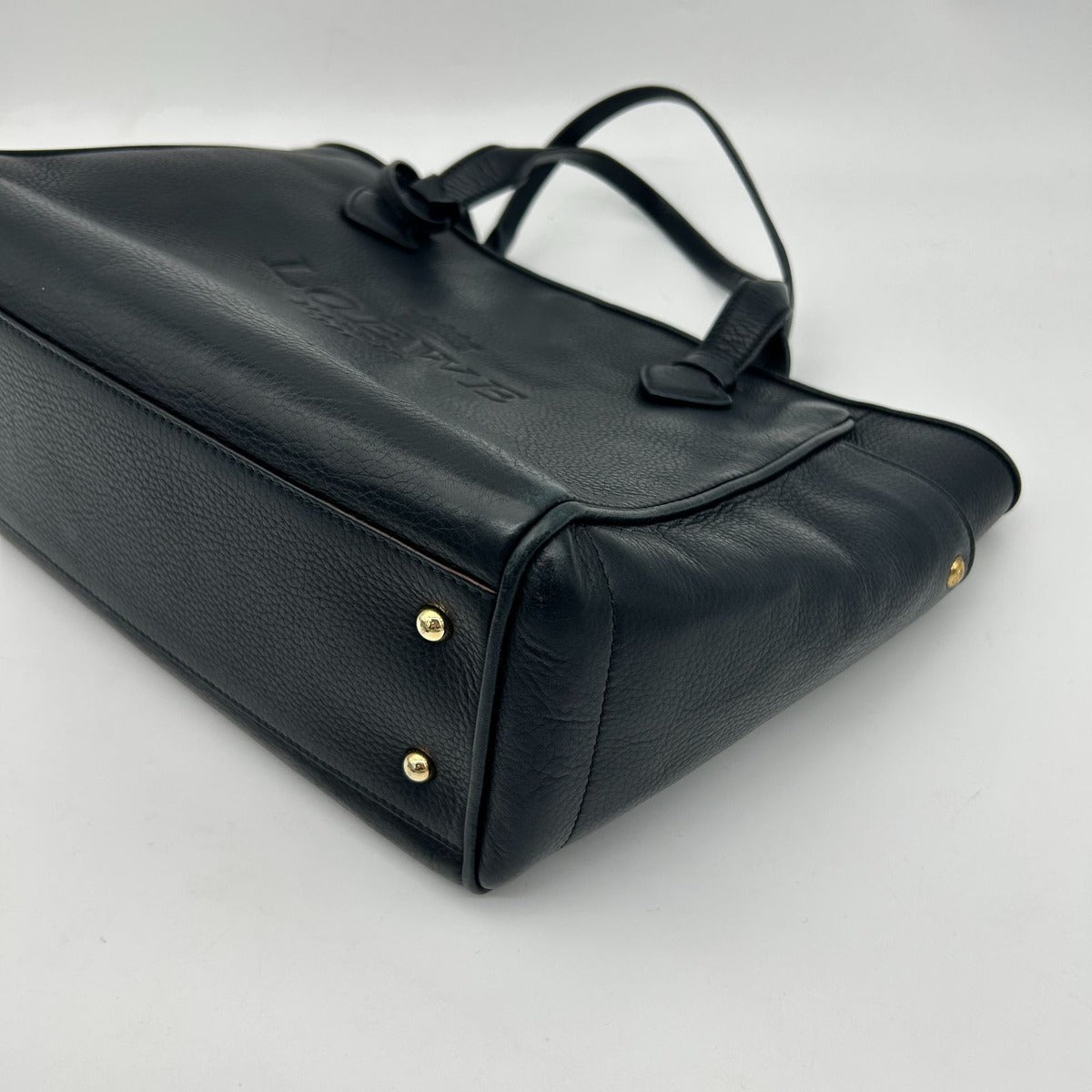 Loewe Tote Heritage Leather Black Daily Use Casual — view 7