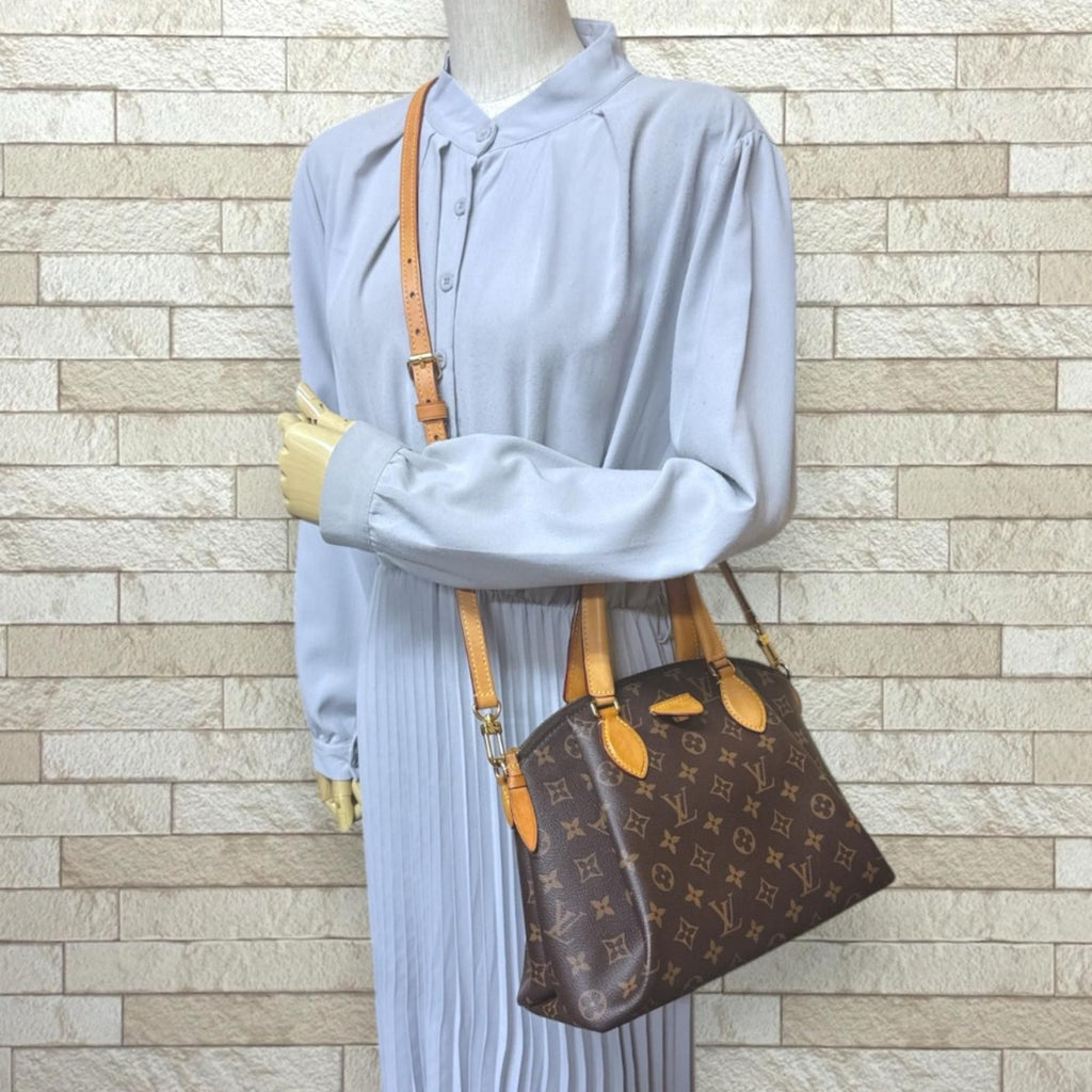 Louis Vuitton Rivoli PM Monogram Shoulder Bag Canvas Brown — view 2