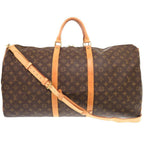 Louis Vuitton Keepall Bandouliere 60 Monogram Boston Bag