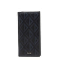 Dior CD Diamond Vertical Wallet Black Navy