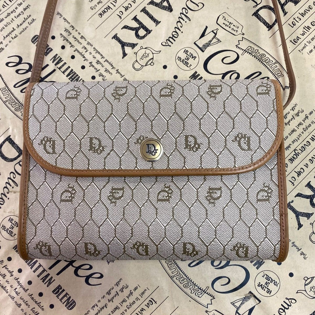Dior Shoulder Bag Pochette Trotter White Travel — view 4