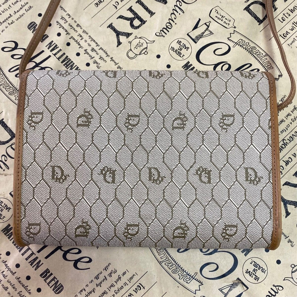 Dior Shoulder Bag Pochette Trotter White Travel — view 5