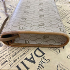 Dior Shoulder Bag Pochette Trotter White Travel — view 7
